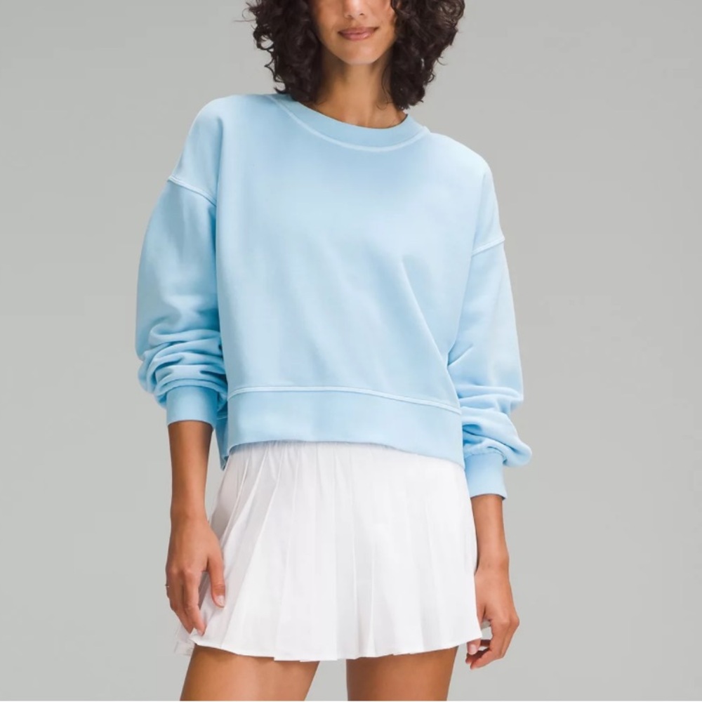 Lululemon perfectly oversized cropped crew